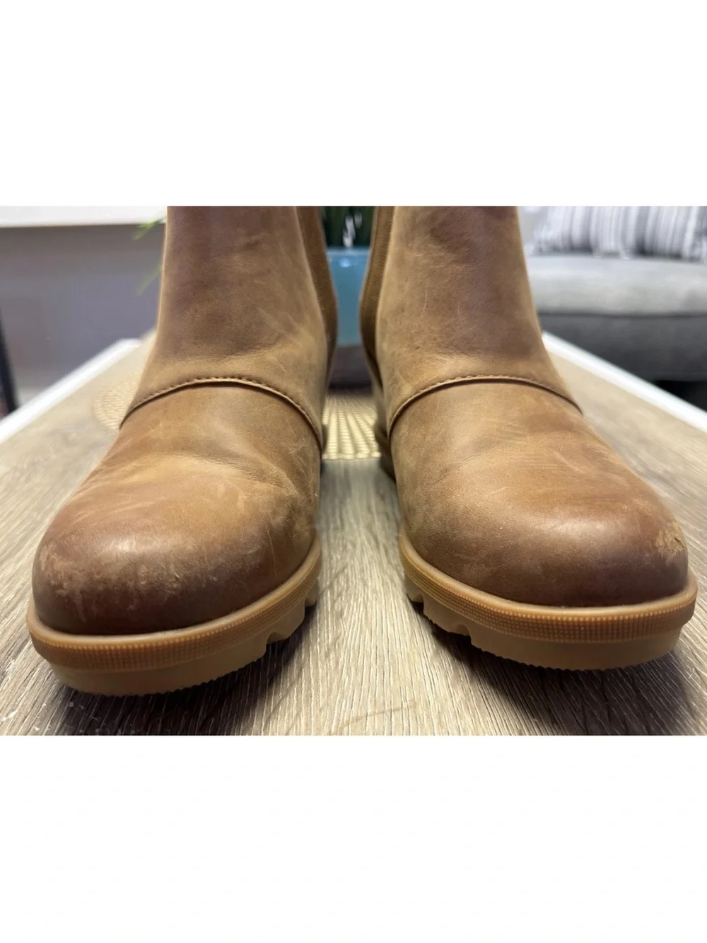 Sorel Women's Joan Rhapsody Chelsea Wedge Boots Size 8
